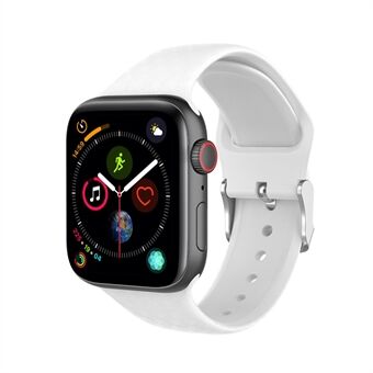 3D-timanttikuvion silikonikellohihna Apple Watch Series 6 SE 5 4 44mm / -sarjaan 3 2 1 42mm - White