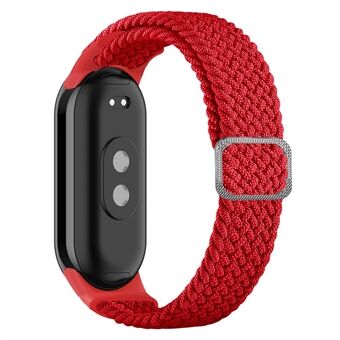 Xiaomi Smart Band 8 Joustava Nylon Rannekellolle Säädettävä punottu urheiluranneke