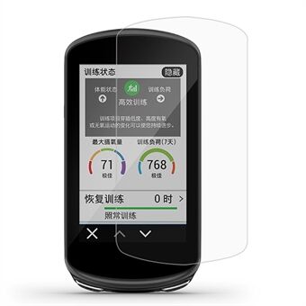 PET näytönsuoja Garmin Edge 1030 Plus pyöräilytietokoneelle Ultra kirkas suojakalvo