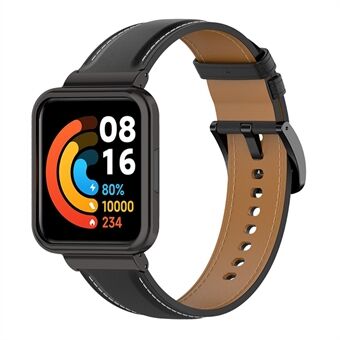 Xiaomi Redmi Watch 2 Lite Replacement aitoa nahkaa olevalle rannekkeelle säädettävä kelloranneke