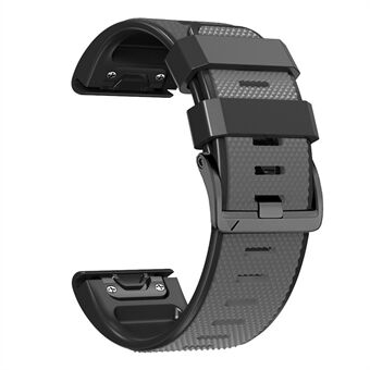 Diamond Texture kellon ranneke Garmin Tactix 7 Pro / Fenix ​​​​7X / 6X Pro / 5X Plus , 26 mm kaksivärinen silikoniurheiluranneke