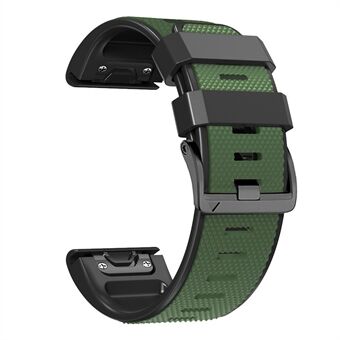 Kaksivärinen kelloranneke Garmin Fenix ​​​​7 / Forerunner 965 / 955 / 945 / 935 , timanttitekstuurista silikonikorvaushihna