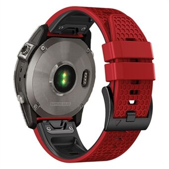 Dot Texture kelloranneke Garmin Fenix ​​​​7 / Forerunner 965 / 955 / 945 / 935 , pehmeä silikoni, kaksivärinen rannehihna