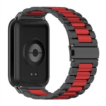 Xiaomi Smart Band 8 Pro -ruostumattomasta teräskellohihnasta nopeasti irrotettava kellonhihna työkalun ja jousitappien kanssa.