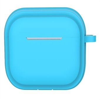 AirPods 4 -kotelo Bluetooth-kuulokkeille Silikonikotelo Kuulokkeiden suojakuori karabiinilla