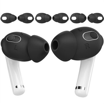 AHASTYLE PT66-3 3 paria silikonikorkki AirPods 3:lle, pehmeä ja mukava korvasuojus, koko: S