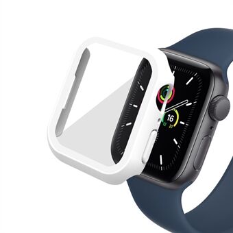 Apple Watch Series 7/8 41mm matta PC-kellon kuoren suojus + karkaistu lasi näytönsuoja