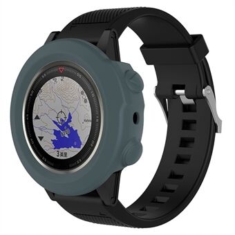 Garmin Fenix 5X / 5X Plus Solid Color Pehmeä Silikoninen Pudotusta estävä kellon rungon suojakotelo pölytulpalla