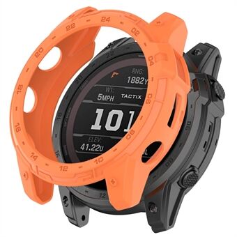 Garmin Enduro 2:lle / Tactix 7:lle putoamista estävälle TPU-kotelon suojakuorelle, jossa on Quick urheilukellon ontto kotelo kellotaululla