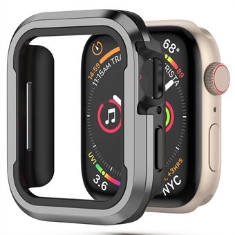 Apple Watch Series 4 / 5 / 6 44mm / SE 44mm / SE (2022) 44mm 2 in 1 alumiiniseosrunko + TPU-puskurikellon kotelo Pudotuksenkestävä suojakuori - Multi