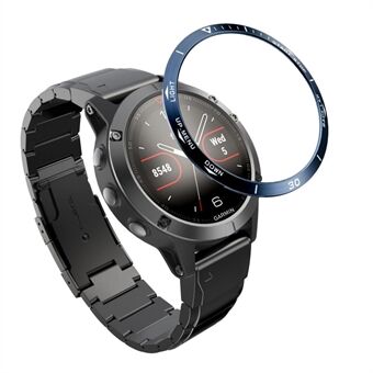 Kellokotelon Ring suojus Garmin Fenix® 5 Plus -urheilukellolle metallikehyksen Ring suojakuori, tyyli A