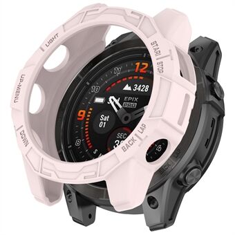 Garmin Fenix ​​​​7 Pro / Fenix ​​​​7 / Epix Pro 47 mm törmäyksenesto TPU-kellokotelo ontto suojakehys