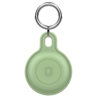 Silikonikotelo Apple AirTag Bluetooth Tracker -avainnipun pidikkeelle Sleeve Vedenpitävä suojus soljella