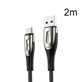 JOYROOM Sharp Series Nylon punottu Type-C USB Data Sync -latauskaapeli 2m Samsung Huawei Xiaomi