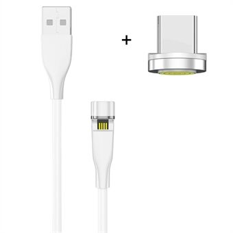 2M magneettinen Type-C USB Data Sync -laturikaapeli Samsung Huawei Xiaomille