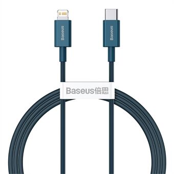 BASEUS Superior -sarjan pikalatausdatakaapeli Type-C - Lightning PD 20W 1m