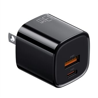 MCDODO CH-651 Nano sarjan PD33W USB-A + USB-C kaksoisporttinen seinälaturisovitin US-pistoke