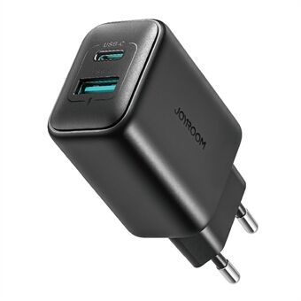 JOYROOM JJR-TCF23 25W Laturi USB-C+USB-A Kaksoisportti Pikalatausadapteri, EU-pistoke