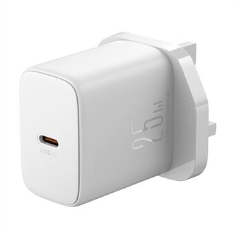 JOYROOM TCF11 PD 25W USB-C Pikalaturi UK Plug Matkapuhelimen matkaseinälaturi puhelintabletille