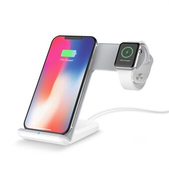 F11 2-in-1 matkapuhelimen Smart Watch Stand latausteline Qi langaton pikalaturi iPhonelle Samsung Apple Watch