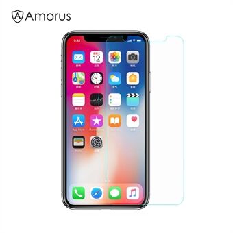 AMORUS for iPhone (2019) 5.8 "/ XS / X (Ten) mobiilikarkaistun näytön suojus Arc Edge