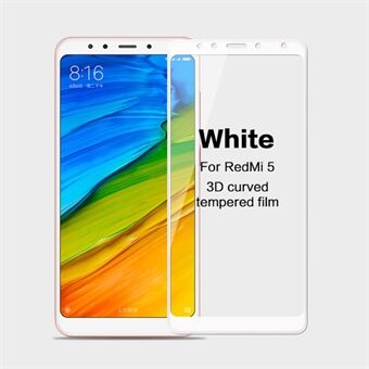 MOFI Xiaomi Redmi 5 3D kaarevalle karkaistusta lasista valmistetulle koko näytön suojakalvolle