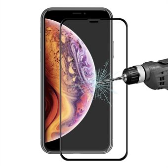 HAT Prince 0,2 mm 3D kaareva hiilikuitukarkaistu lasi täysikokoinen näytönsuoja iPhonelle (2019) 6,1" / XR 6,1"