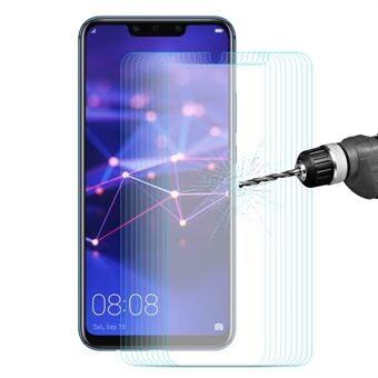 10 KPL ENKAY Huawei Mate 20 Lite -karkaistu lasinäyttökalvoille / 0,26 mm / 9H / 2,5D Arc Edge / Scratch