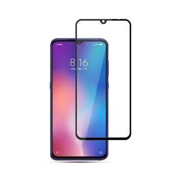 MOCOLO Xiaomi Mi 9: n räjähdyssuojattuun erittäin kirkkaaseen, kattavaan silkkipainokarkaistuun lasinsuojukseen