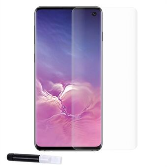 RURIHAI for Samsung Galaxy Galaxy S10 3D Full Glue UV-nestemäinen karkaistun lasin suoja [Täysikokoinen] (toimii UV-lampun kanssa: 109901251)