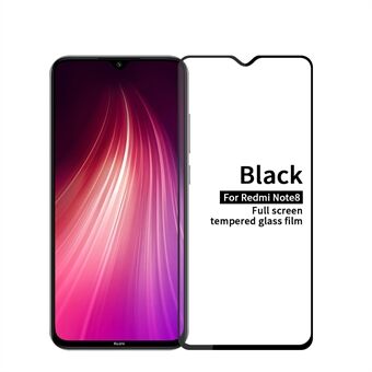 PINWUYO Täysin Peittävä Räjähdyssuojattu Karkaistu Lasinen Näytönsuoja Xiaomi Redmi Note 8:lle