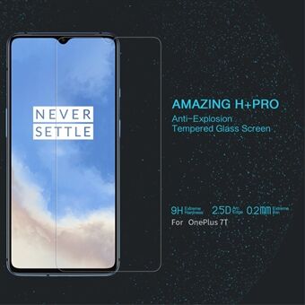 NILLKIN Amazing H + Pro räjähdyssuojattu karkaistun lasin kalvo OnePlus 7T: lle