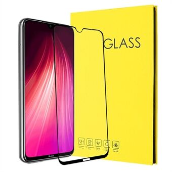 Karkaistu lasikalvo, täysin peittävä suojasuoja Xiaomi Redmi Note 8T:lle