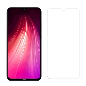 2.5D 9H Arc Edge Sormenjäljenkestävä koko näytön karkaistu lasikalvo Xiaomi Redmi Note 8T:lle