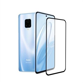 Silkkipainettu karkaistu lasikokoinen näytönsuoja - Xiaomi Redmi Note 9 Pro/ Redmi Note 9S / Redmi Note 9 Pro Max