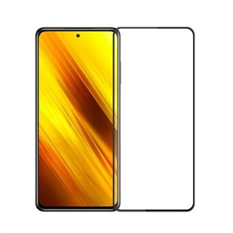 MOFI 3D kaareva karkaistun lasin koko näytön suojakalvo (koko liima) - Xiaomi Poco X3 / X3 NFC