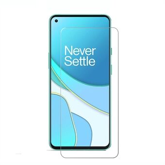 Sillä OnePlus 8T karkaistu lasi Näytönsuoja 0.3mm Arc Edge Anti-räjähdys Film