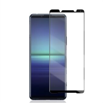 MOCOLO 3D kaareva, täyden peiton karkaistu lasikalvo Sony Xperia 5 II -näytönsuojalle, musta