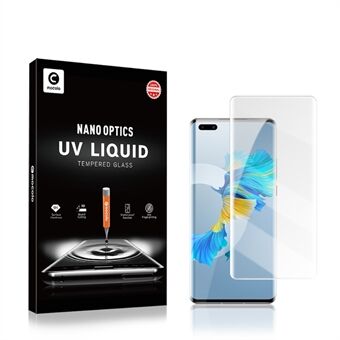 MOCOLO 3D kaareva [UV-valonsäteily] karkaistu lasi-UV-kalvo Huawei Mate 40 Pro -näytönsuojalle