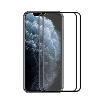 ENKAY Hat- Prince 2 kpl / sarja Arc Edge Tempered Glass Screen Film iPhone 11 Pro Max 6,5 tuumaa / XS Max 6,5 tuumaa