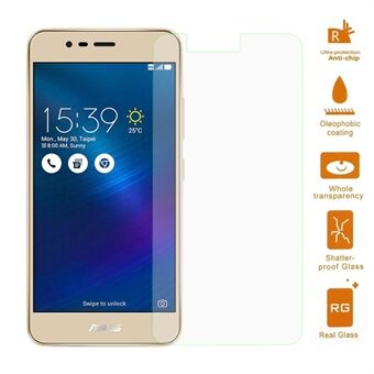 0,3 mm panssarilasi karkaistusta lasista Asus Zenfone 3 Max ZC520TL Arc Edge -laitteelle