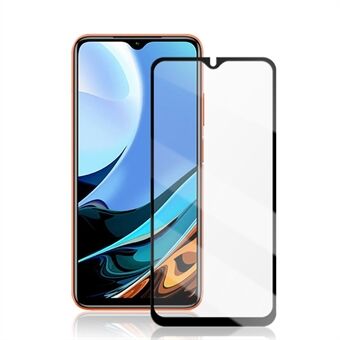 MOCOLO - Xiaomi Redmi 9T / 9 Power / Note 9 4G (Qualcomm Snapdragon 662) 3D kaareva täydellinen peitekohta liima karkaistu lasi koko näytönsuoja