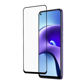 Silkkipainettu täysi peitto karkaistusta lasista valmistetulla näytönsuojakalvolla - Xiaomi Redmi Note 9 5G / Xiaomi Redmi Note 9T 5G