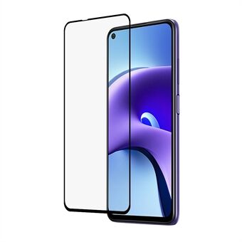 9H täydellinen peittävä silkkipainettu karkaistu lasinen näytönsuoja [täysi liima] - Xiaomi Redmi Note 9T 5G / Redmi Note 9 5G