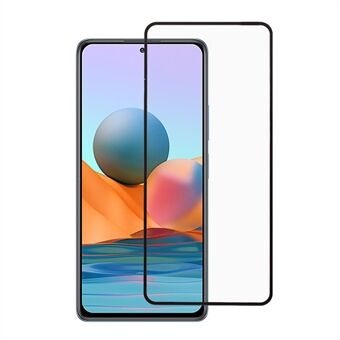 Räjähdyssuojattu, kattava näytönsuoja, täysi liima karkaistusta lasista valmistettu näytönsuoja Xiaomi Redmi Note 10 Pro