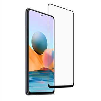 RURIHAI - Xiaomi Redmi Note 10 Pro Max panssarilasi koko näytönsuojalla [2.5D] [Solid Defense]