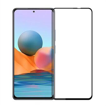 PINWUYO - Xiaomi Redmi Note 10 Pro / Note 10 Pro Max [Sormenjälki] [Räjähdyssuoja] Täysliimainen karkaistu lasikalvo