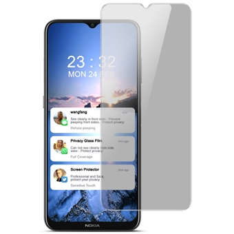 IMAK Anti-peep 9H Hardness karkaistu lasi, erittäin kulutusta kestävä suojakalvo Nokia G10 / G20 / 1.4 / 2.4 / 5.3