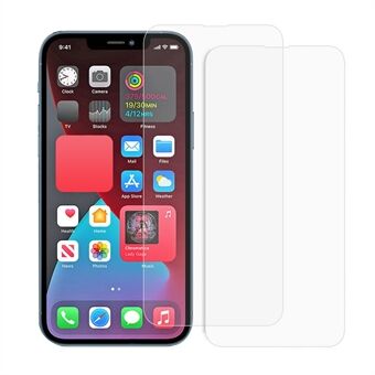 2kpl 9H 2.5D karkaistu lasi näytönsuoja iPhone 13 Pro / iPhone 13 6,1 tuumalle