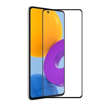 HAT- Prince 6D silkkitulostus koko liima koko näytön karkaistu lasi herkkä kosketusnäytön suojakalvosuoja Samsung Galaxy M52 5G:lle